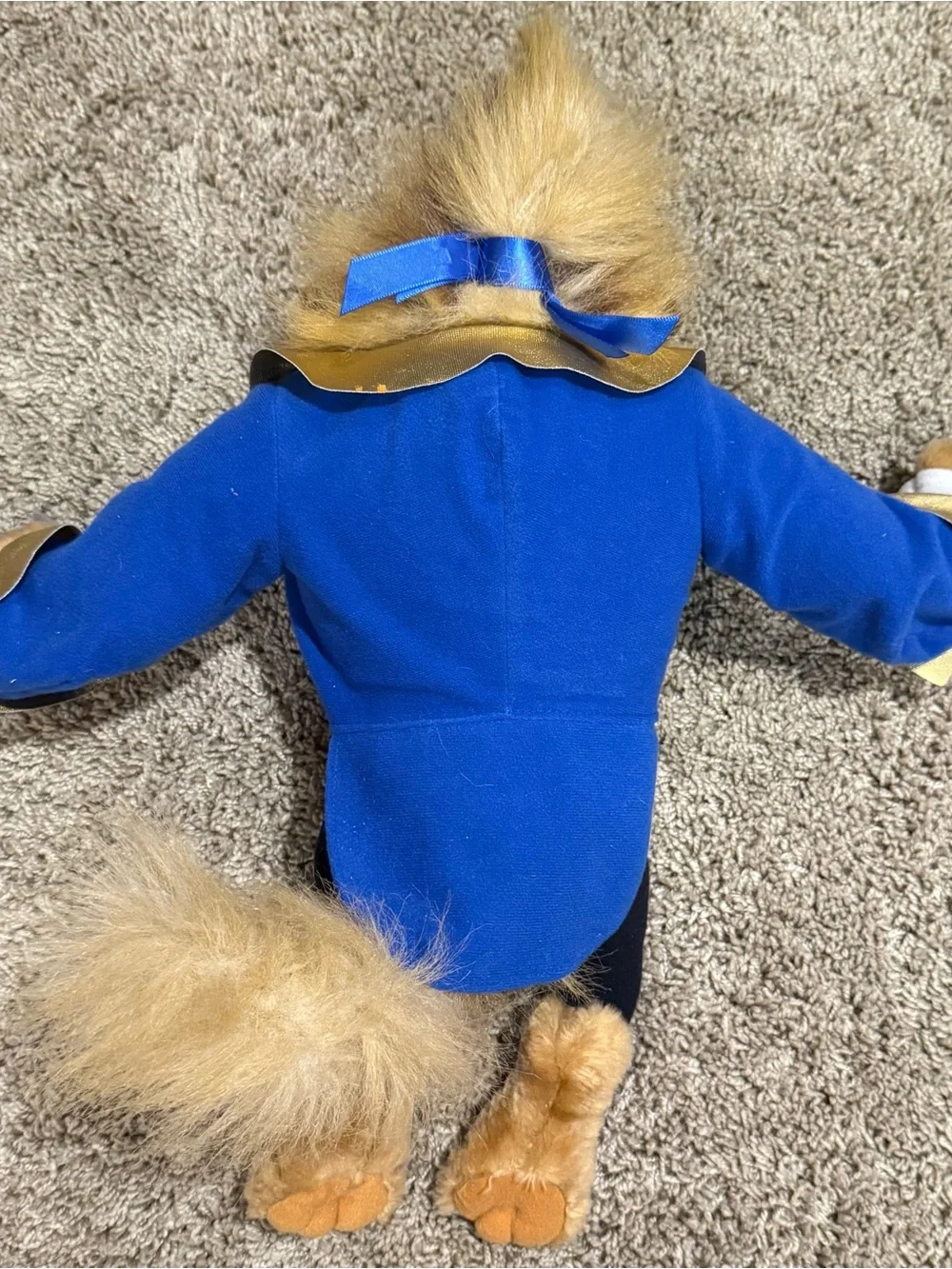 Vintage 1992 Mattel Disney Beauty & the Beast Beast Plush 14”